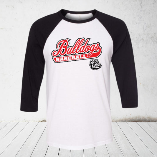 Bulldogs Baseball 3/4 Sleeve Tee