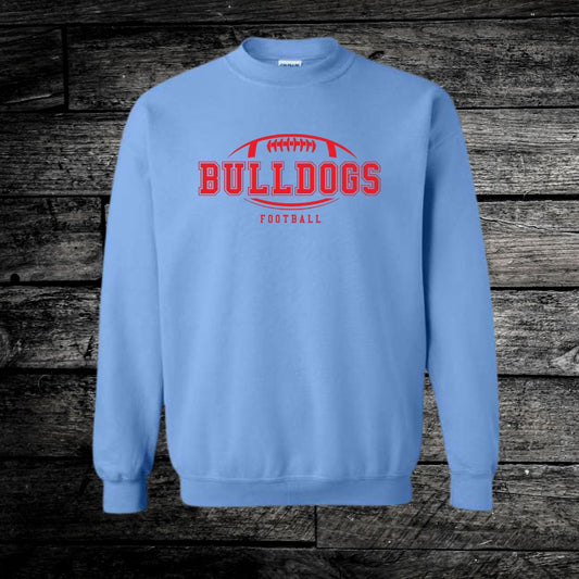 Crown Point Bulldogs Football Crew Sweatshirt