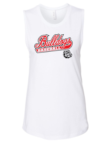 Bulldogs Baseball Muscle Tank