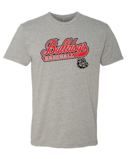Bulldogs Baseball T-shirt (Adult)