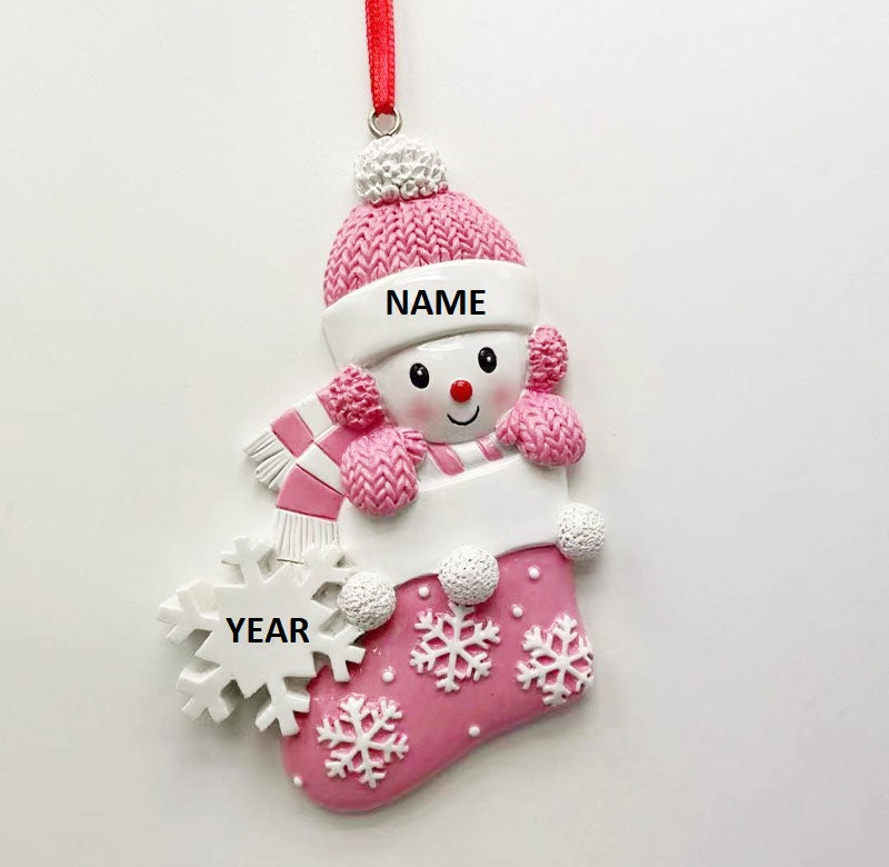 Baby's Christmas Stocking Ornament