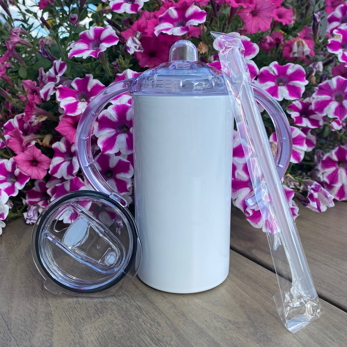 Straight Sublimation Sippy Tumbler