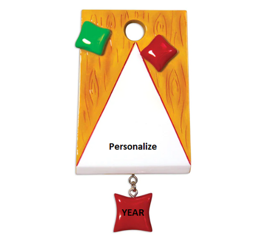 Corn Hole Game Ornament