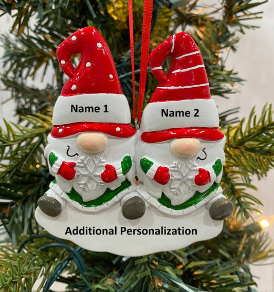Gnome Family Christmas Ornament
