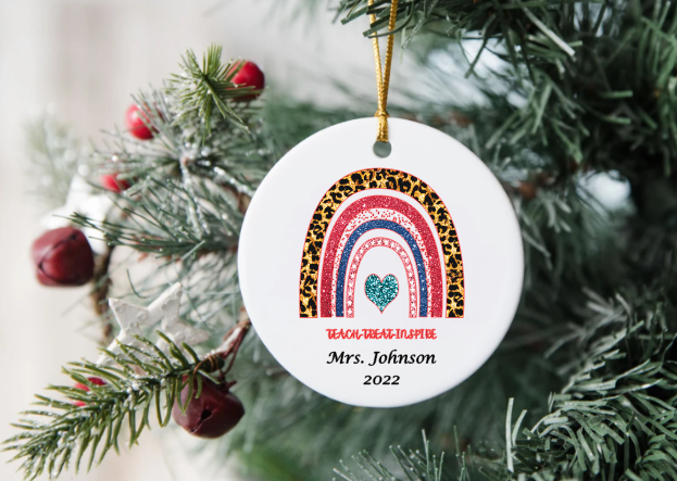 Personalized Teacher's Ornament